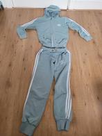Mooi blauwgroen Adidas huispak trui hoodie met joggingsbroek, Kleding | Dames, Gedragen, Maat 38/40 (M), Ophalen of Verzenden