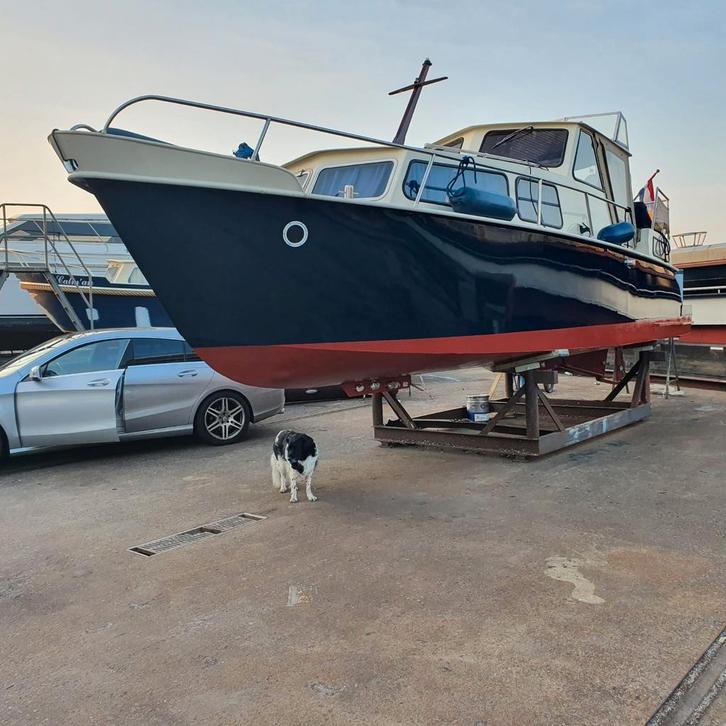 Verhoef Kruiser, Watersport en Boten, Motorboten en Motorjachten, Gebruikt, Staal, 9 tot 12 meter, Diesel, Binnenboordmotor, 30 tot 50 pk