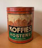 Oud blik-Hostens koffie-1925/1950, Verzamelen, Blikken, Gebruikt, Ophalen of Verzenden, Koffie