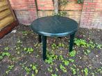 Tuintafel, Tuin en Terras, Tuintafels, Ophalen, Zo goed als nieuw, Rond, Plastic