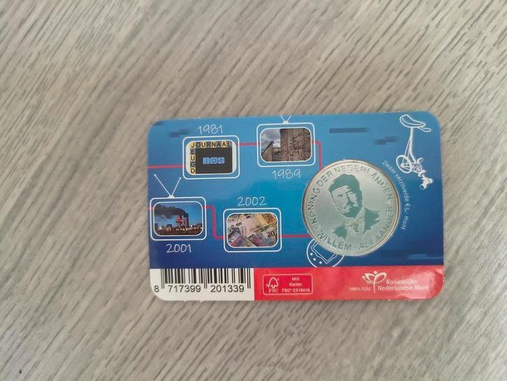 4x Nederlandse Herdenkingsmunt 5 Euro Coincard 2021, Postzegels en Munten, Munten | Nederland, Losse munt, Euro's, Koningin Beatrix