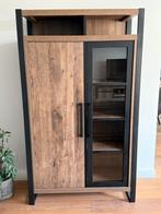 Vitrine + Tv Kast combinatie, Huis en Inrichting, Ophalen, 100 tot 150 cm, Met deur(en), Zo goed als nieuw