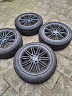 Bmw velgen M velgen 17 inch winterbanden 1 serie e87 E90 e46, Ophalen, Gebruikt, Banden en Velgen, 17 inch