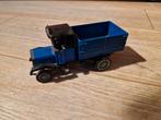 Oude blauwe modeltruck, MAN, ziss/conrad, Hobby en Vrije tijd, Modelauto's | 1:43, Ophalen of Verzenden, Gebruikt, Overige merken