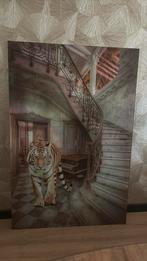 Glas Schilderij, Ophalen, Zo goed als nieuw, Schilderij, 75 tot 100 cm