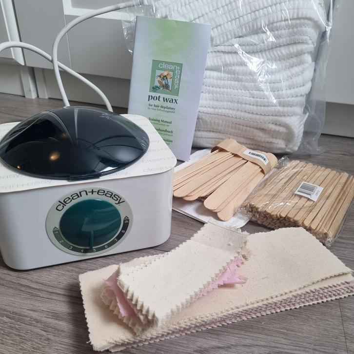 Clean and easy wax set, Sieraden, Tassen en Uiterlijk, Uiterlijk | Lichaamsverzorging, Zo goed als nieuw, Overige typen, Ophalen