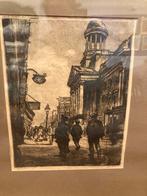 Ets van Jan Sirks uit 1918, Antiek en Kunst, Kunst | Etsen en Gravures, Ophalen of Verzenden