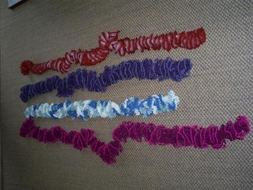 Kronkelsjaals 4 stuks  beschikbaar voor biedingen