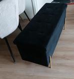 Stijlvol opbergbankje, Ophalen, Minder dan 50 cm, Zo goed als nieuw, Stof