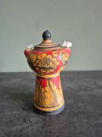 Handgemaakte aardewerk olielampje, Ophalen of Verzenden