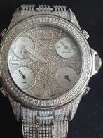 Super Horloge Diamond Icelink MARCO POLO met 15 crt diamante, Sieraden, Tassen en Uiterlijk, Horloges | Heren, Staal, Staal, Polshorloge