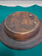 Sier schaal van bruin aardewerk, rond, Ophalen of Verzenden, 'T Olde Gre-j, Info@toldegrej.nl, Endepoelstraat 20f Didam
