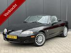 Mazda MX-5 1.6i Exclusive | RVS UITLAAT | LEDER | VELGEN |, Achterwielaandrijving, Gebruikt, Zwart, 4 cilinders