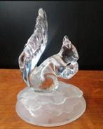Cristal d'Arques kristalglazen eekhoorn op sokkel 15x13x9 cm, Verzamelen, Beelden en Beeldjes, Ophalen of Verzenden, Zo goed als nieuw