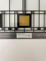 Art deco glaskunst, Glas-in-lood paneel, Frank Lloyd Wright, Ophalen of Verzenden