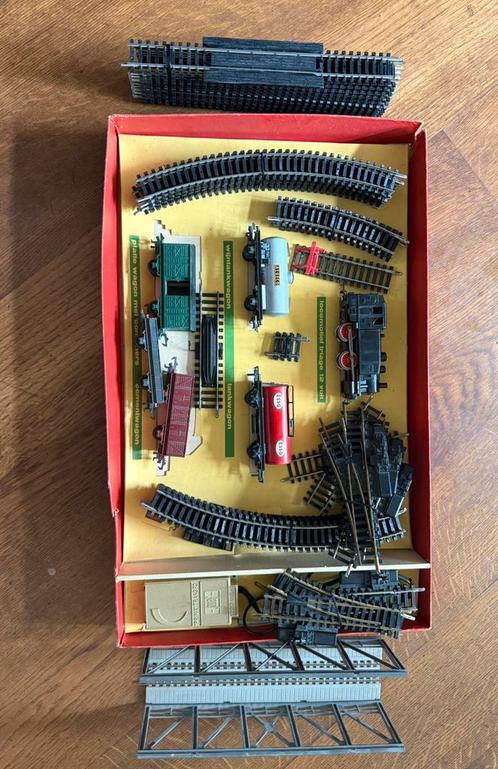 Jouef modeltreinset, Hobby en Vrije tijd, Modeltreinen | H0, Gebruikt, Wagon, Gelijkstroom, Jouef, Ophalen of Verzenden
