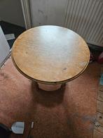 Ronde houten bijzettafel, Antiek en Kunst, Antiek | Meubels | Tafels, Ophalen of Verzenden