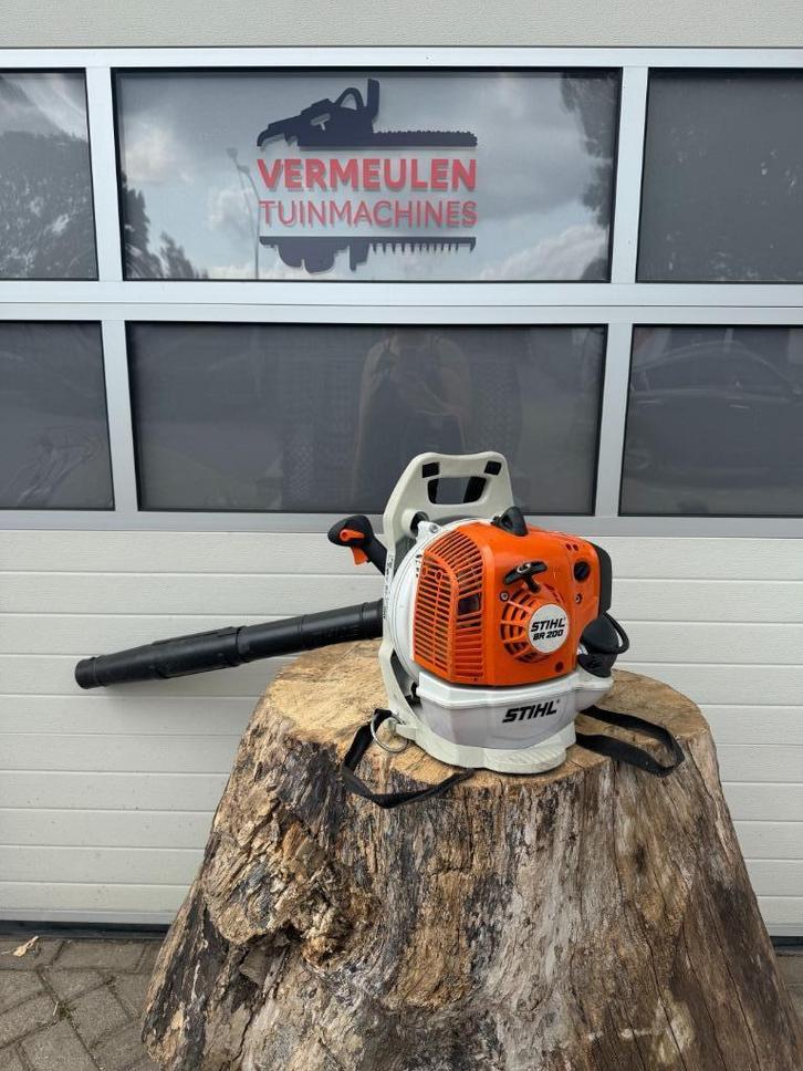 Stihl BR200 bladblazer, Tuin en Terras, Bladblazers, Zo goed als nieuw, Ruggedragen, Benzine, Ophalen of Verzenden