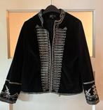 Zara kort zwart/goud jasje M, Maat 38/40 (M), Ophalen of Verzenden, Jasje, Gedragen