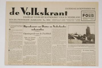 16 november 1940 - De Volkskrant | Heruitgave 1994 beschikbaar voor biedingen