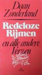 Daan Zonderland – N – Redeloze rijmen, Boeken, Gelezen, Ophalen of Verzenden