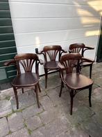 Caféstoel donkerbruin imitatie Thonet, Ophalen, Gebruikt, Bruin, Thonet