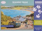 Legpuzzel Seaside Tram Llandudno Wales 1000 stukjes, Ophalen of Verzenden, 500 t/m 1500 stukjes, Zo goed als nieuw, Legpuzzel