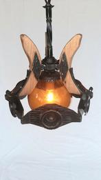 Smeedijzeren hanglamp jaren 70,lees de beschrijving, Huis en Inrichting, Lampen | Hanglampen, Ophalen of Verzenden, Zo goed als nieuw