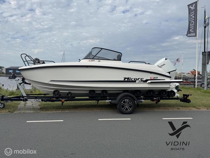 Micore 61BR R-design Honda 135pk *Zweedse kwaliteit*, Watersport en Boten, Vis- en Consoleboten, Nieuw, 70 pk of meer, 6 meter of meer