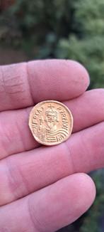 Gouden byzantijnse munt ,Solidus..bodemvondst, Postzegels en Munten, Ophalen of Verzenden, Overige landen, Losse munt, Goud