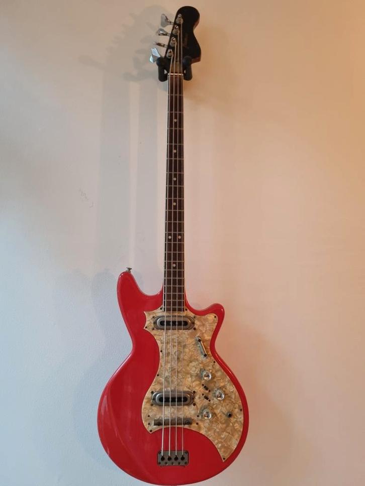 Framus Shortscale Bass 1964 Strato Starbass Bill Wyman, Muziek en Instrumenten, Snaarinstrumenten | Gitaren | Bas, Gebruikt, Ophalen