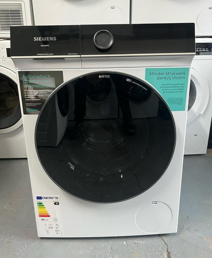 Siemens IQ700 wasmachine 9KG WiFi & i-Dos, Witgoed en Apparatuur, Wasmachines, Zo goed als nieuw, 8 tot 10 kg, 85 tot 90 cm, 1600 toeren of meer