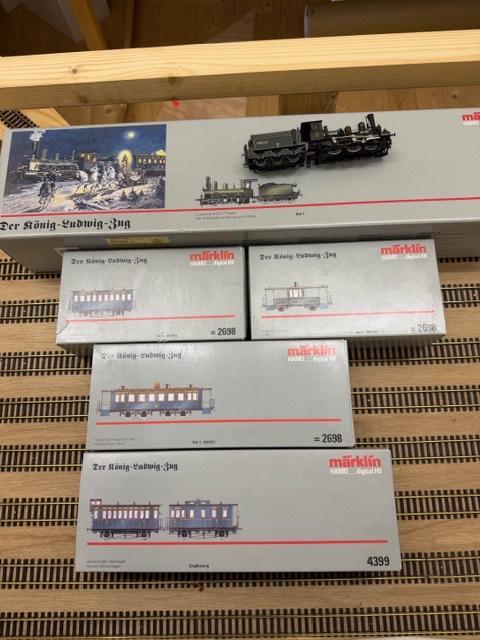 UNIEKE EN ZELDZAME:der König Ludwig Zug.   DIGITAAL, Hobby en Vrije tijd, Modeltreinen | H0, Nieuw, Treinset, Gelijkstroom, Märklin