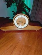 Vintage Wamda pendule schouw klok met opwindend sleutel, Ophalen of Verzenden