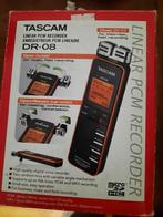 Tascam recorder DR-08, Audio, Tv en Foto, Professionele Audio-, Tv- en Video-apparatuur, Audio, Ophalen of Verzenden, Zo goed als nieuw