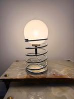 Gave vintage tafellamp spiraal, Huis en Inrichting, Ophalen of Verzenden, Zo goed als nieuw, Glas, Minder dan 50 cm