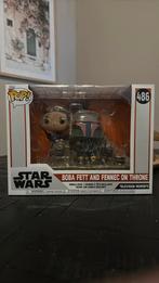 Star Wars Funko Pop! 486 Boba Fett and Fennec on Throne, Ophalen, Zo goed als nieuw