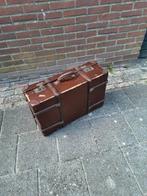 Vintage Lederen Koffer voor oldtimers, Ophalen of Verzenden