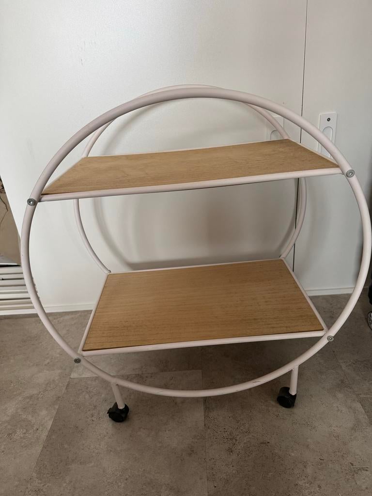 Drankkarretje / Bijzettafel op Wieltjes, Ophalen, Gebruikt