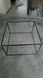 Riviera Maison Vitrine Box - Glazen Display 30x30x16, Ophalen, Minder dan 50 cm, Minder dan 50 cm, Zo goed als nieuw
