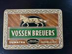 sigarenblik vossen Breuers sumatra zandblaadjes tegelen (2), Verzamelen, Blikken, Ophalen, Gebruikt, Overige, Overige merken