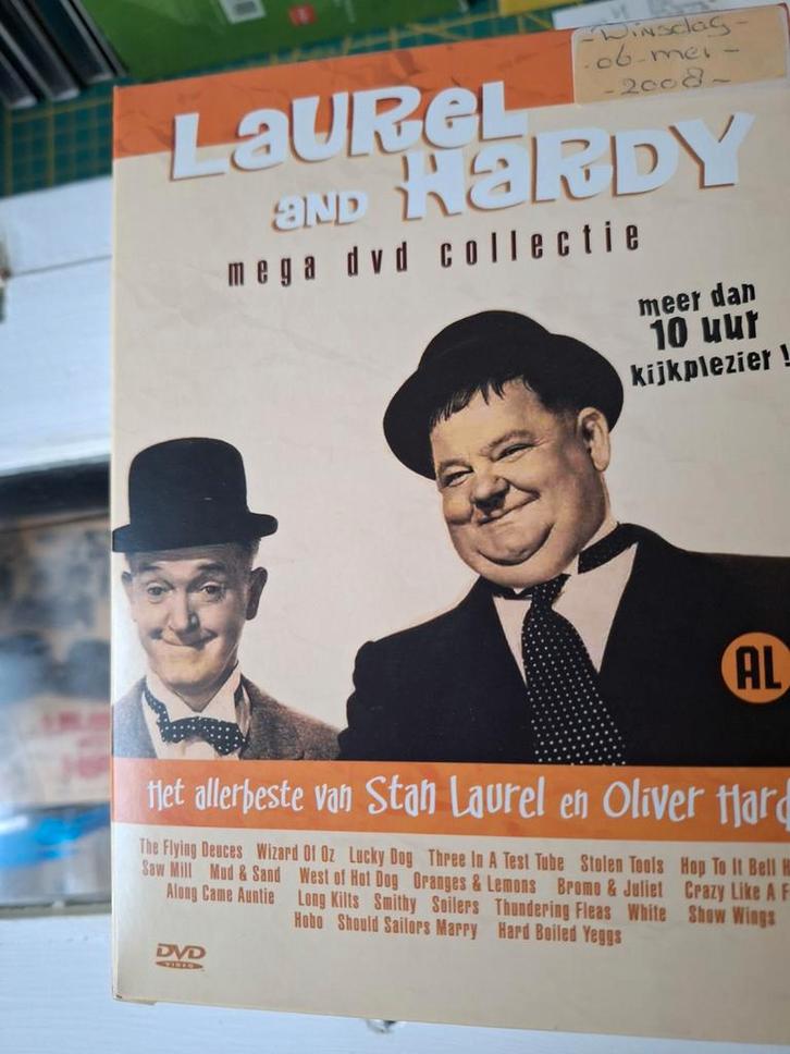 Laurel & Hardy Mega DVD Collectie, Cd's en Dvd's, Dvd's | Komedie, Ophalen of Verzenden