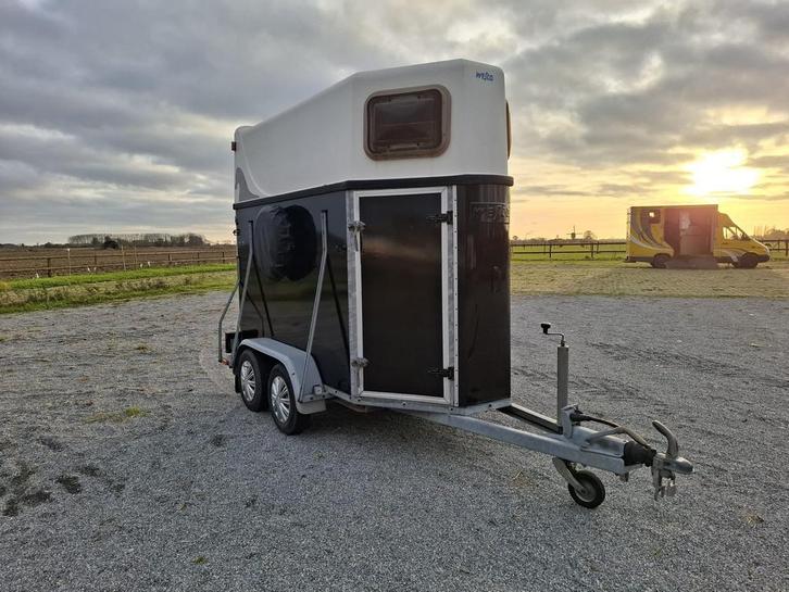 Wesco 1,5 paardstrailer *volledig opgeknapt*, Dieren en Toebehoren, Paarden en Pony's | Trailers en Aanhangwagens, Zo goed als nieuw