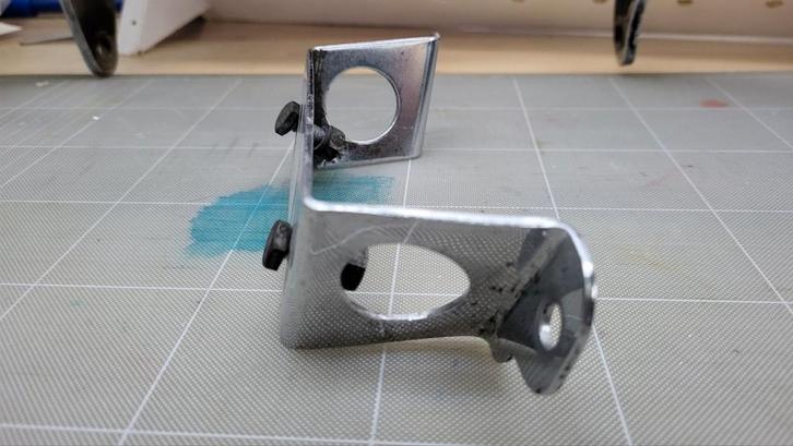 Harley Davidson Chroom Spanningsregelaar Beugel, Motoren, Onderdelen | Harley-Davidson, Gebruikt, Verzenden