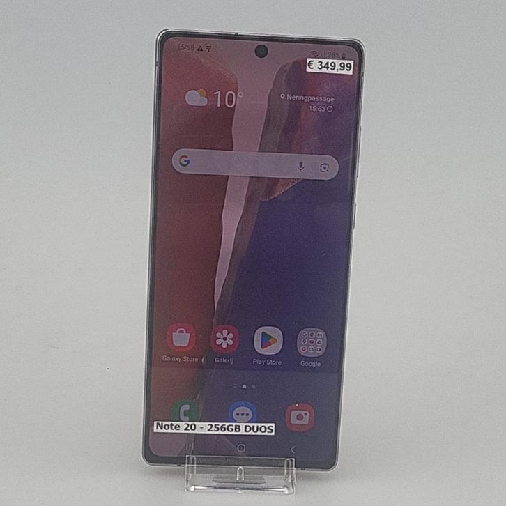 Samsung Galaxy Note 20 256GB DUOS Grijs, Telecommunicatie, Mobiele telefoons | Samsung, Gebruikt