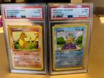 Charmander & Squirtle - 1st edition base set PSA 6, Hobby en Vrije tijd, Verzamelkaartspellen | Pokémon, Verzenden, Zo goed als nieuw