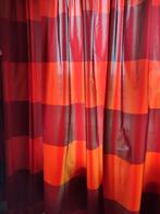 Rood Oranje Gordijnen Op Maat, Net Gestoomd, Huis en Inrichting, Stoffering | Gordijnen en Lamellen, 200 cm of meer, 150 tot 200 cm