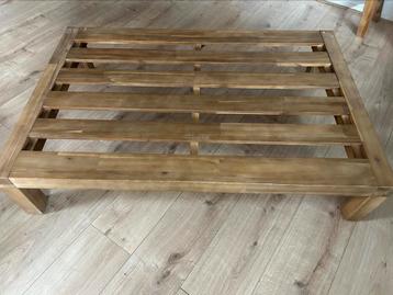 Loungebank hout onderstel 120/80 beschikbaar voor biedingen
