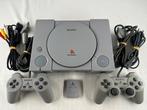 Playstation 1 console + 2 controllers & kabels PS1 SCPH-5552, Spelcomputers en Games, Spelcomputers | Sony PlayStation 1, Gebruikt