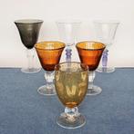 Kelkglas (6) Artglass, Antiek en Kunst, Antiek | Glas en Kristal, Ophalen of Verzenden